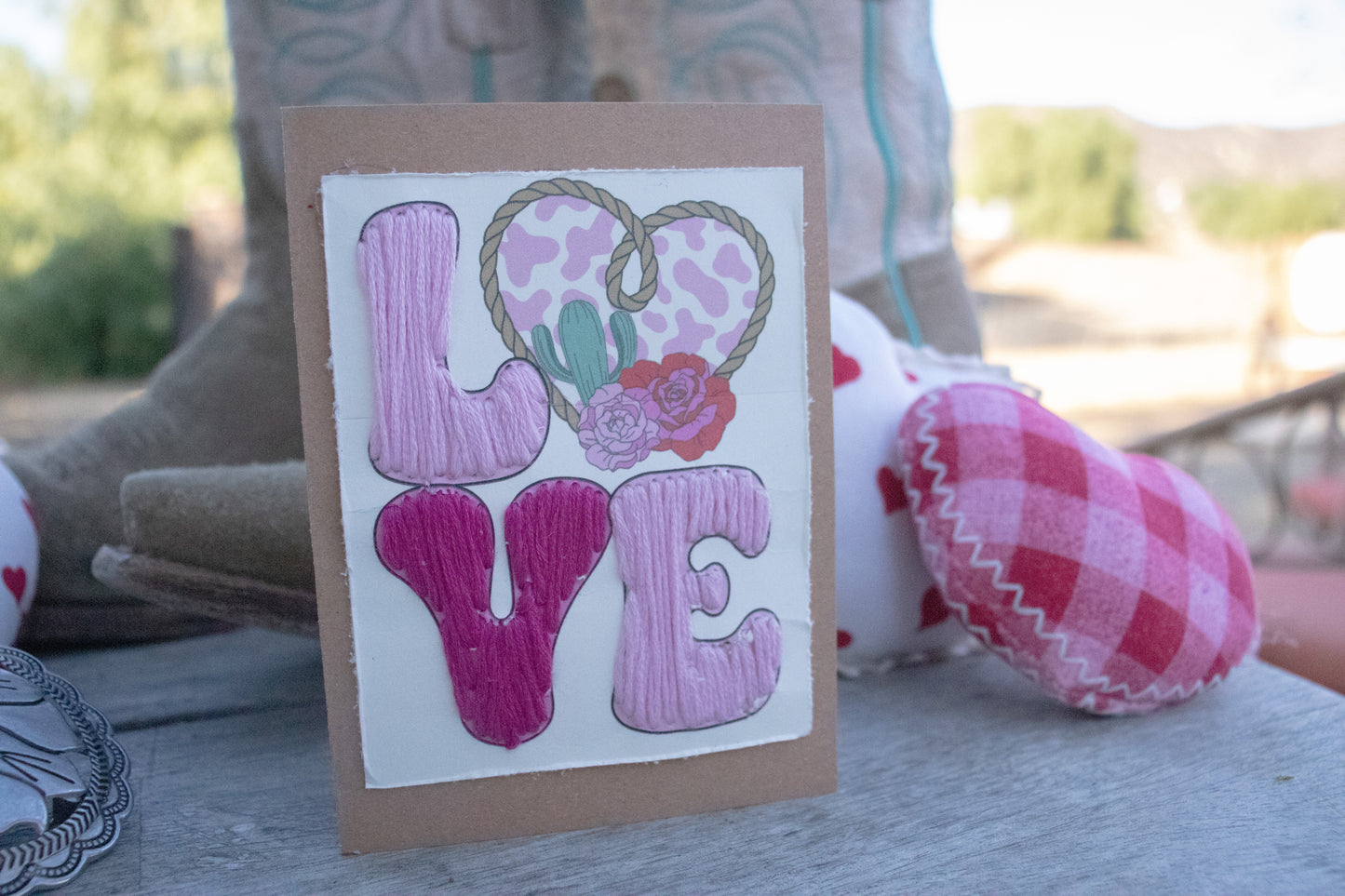 Western valentine card bundle